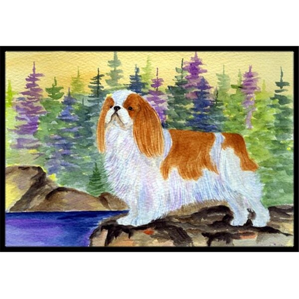 Carolines Treasures Carolines Treasures SS8204JMAT English Toy Spaniel Doormat - 24 x 36 in. SS8204JMAT - main